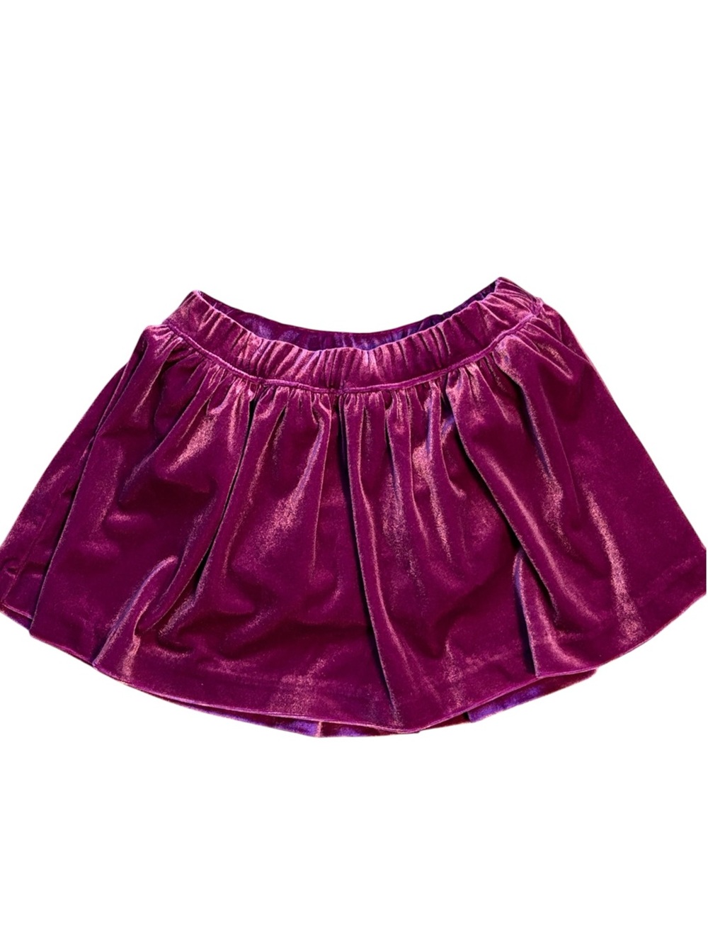 Gymboree Baby Girl Plum Purple Velvet Skirt & Diaper Cover Set 6-12M New